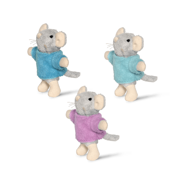 Mouse Mansion Plush Dolls: The Triplets - DIGS
