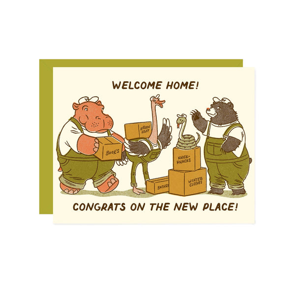 Moving Crew New Home Card - DIGS