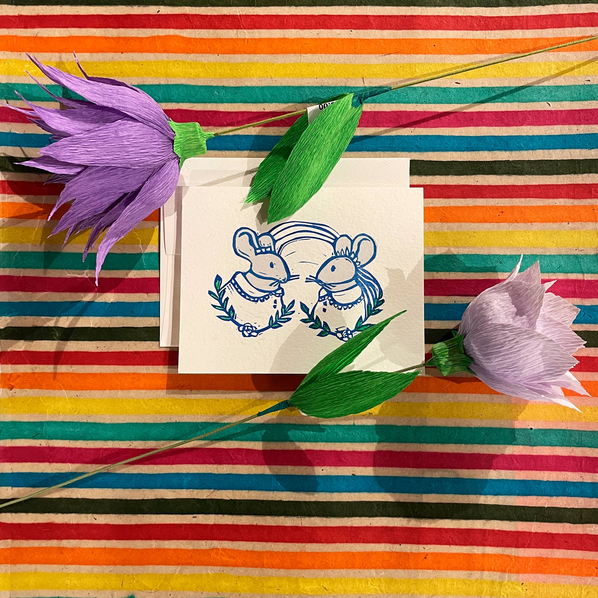 Mrs & Mrs Mice Card - DIGS