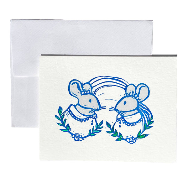 Mrs & Mrs Mice Card - DIGS
