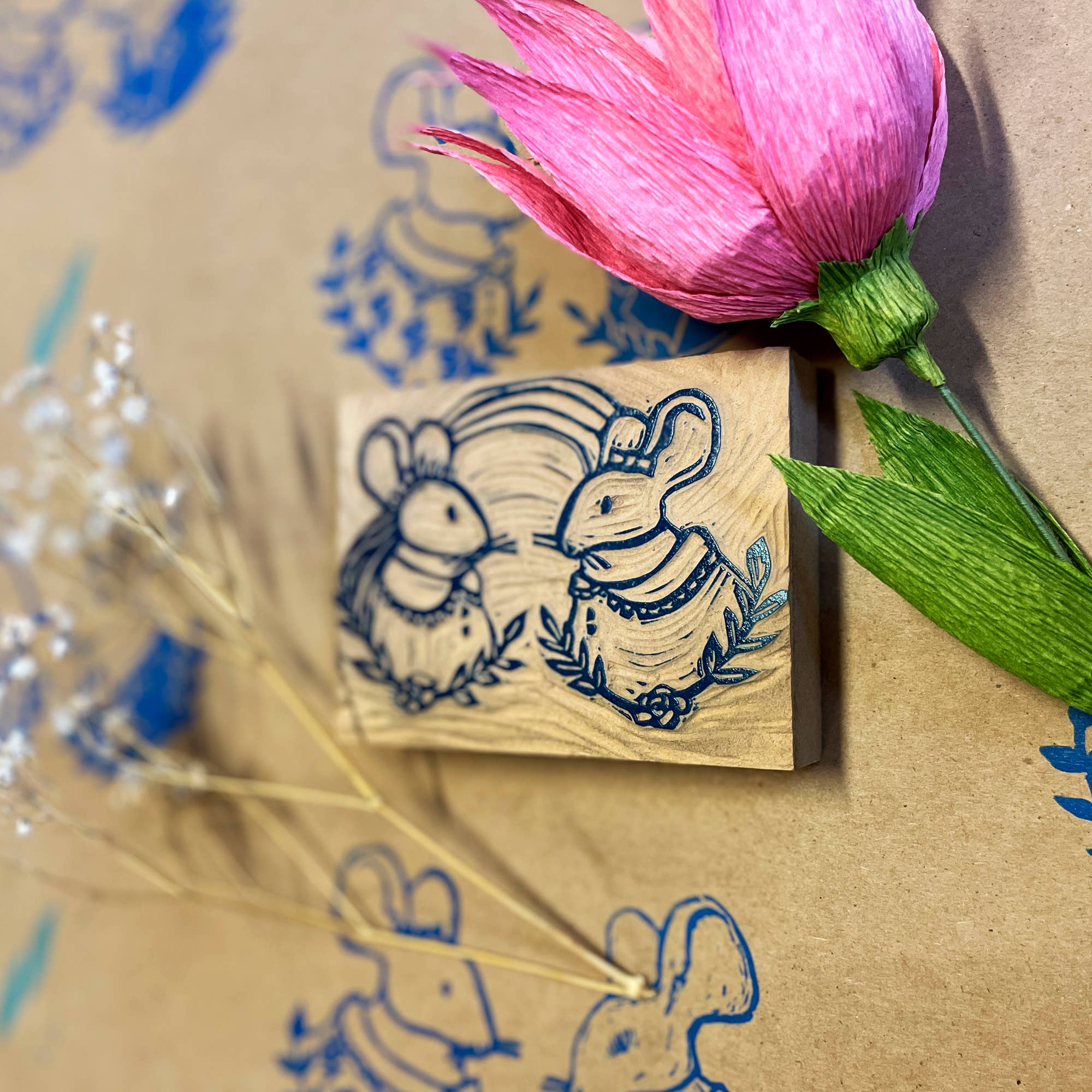 Mrs & Mrs Mice Card - DIGS