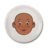 Ms. Food Face Dinner Plate: Dark Skin - DIGS