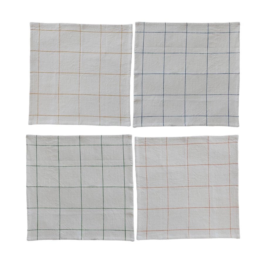 Multi - Color Grid Napkins - DIGS