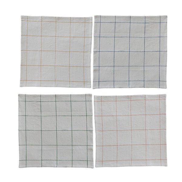 Multi - Color Grid Napkins - DIGS