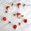 Mushroom and Acorn Garland - DIGS