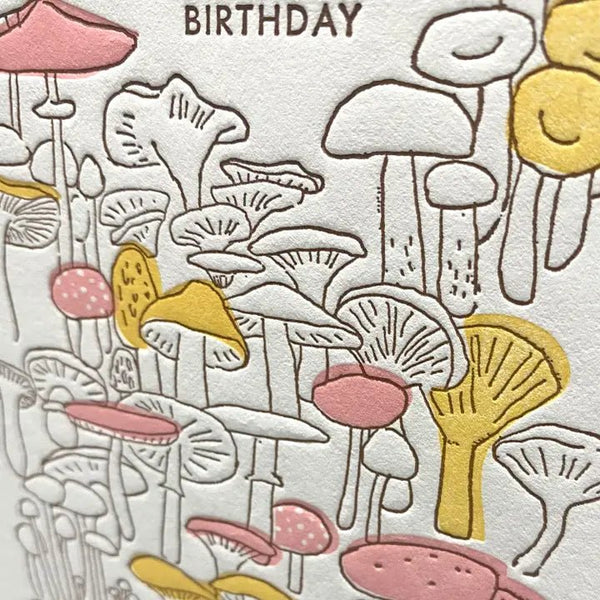 Mushroom Birthday Card - DIGS