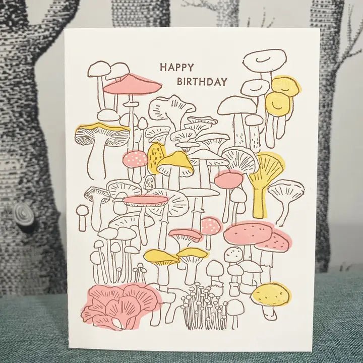 Mushroom Birthday Card - DIGS