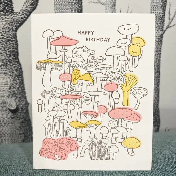 Mushroom Birthday Card - DIGS