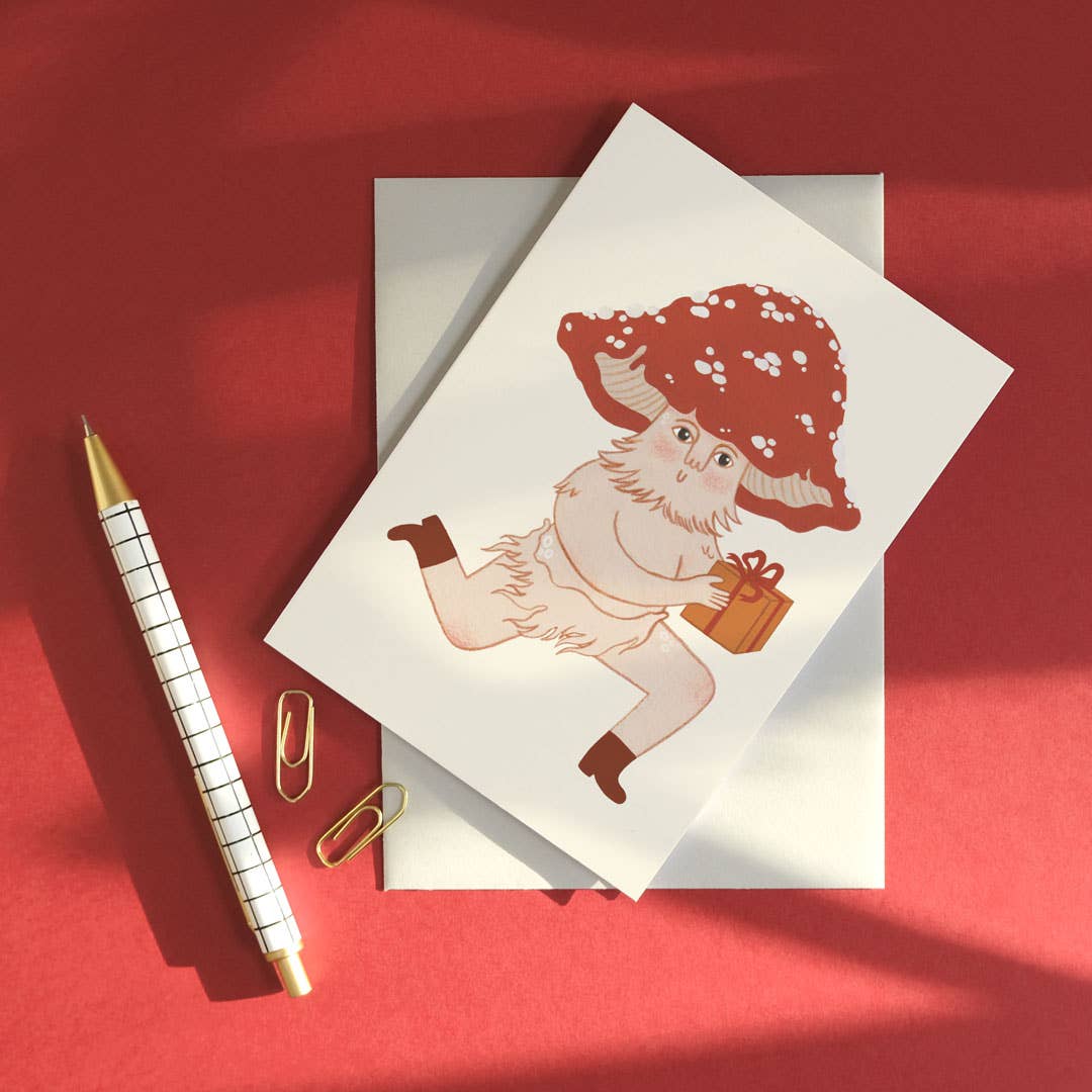 Mushroom Brings A Gift Card - DIGS