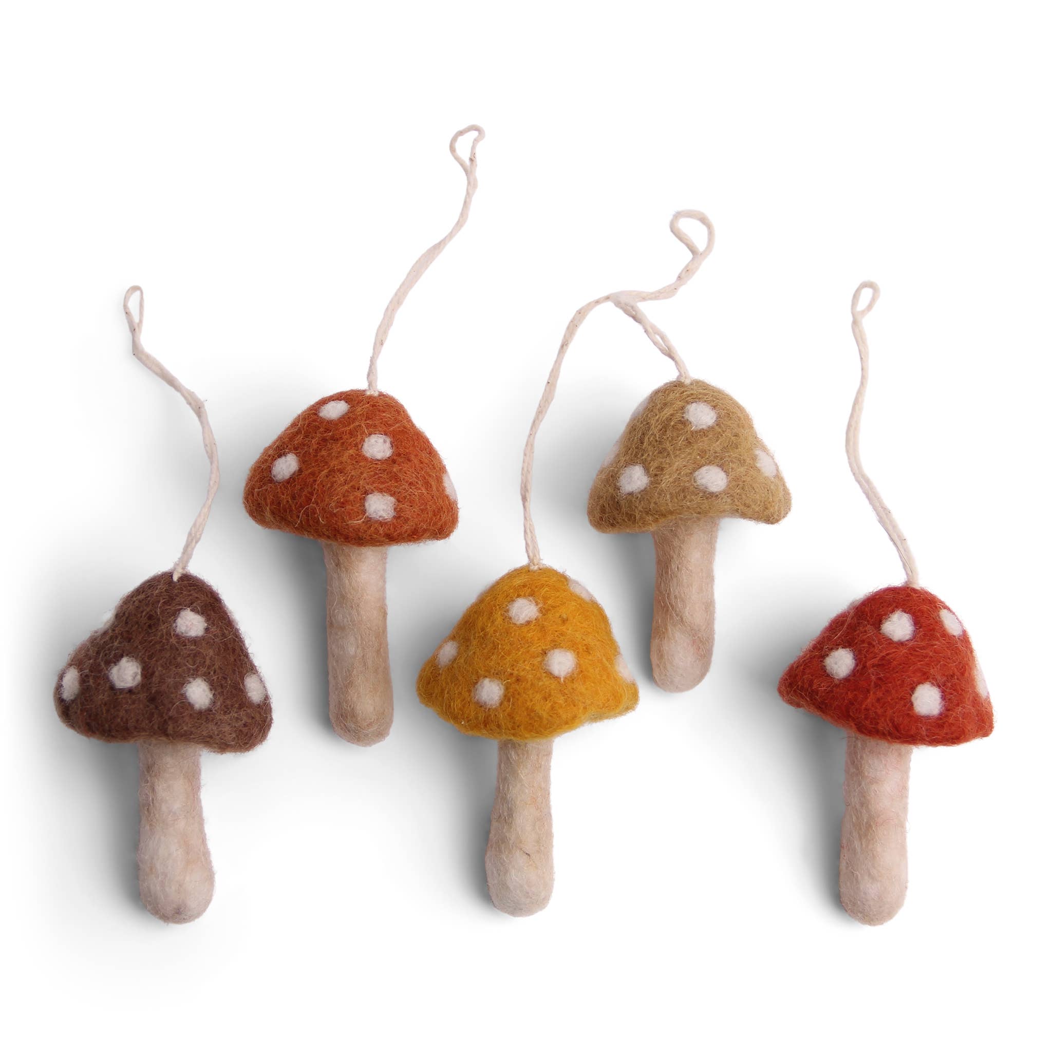 Mushroom Felt Ornament - DIGS