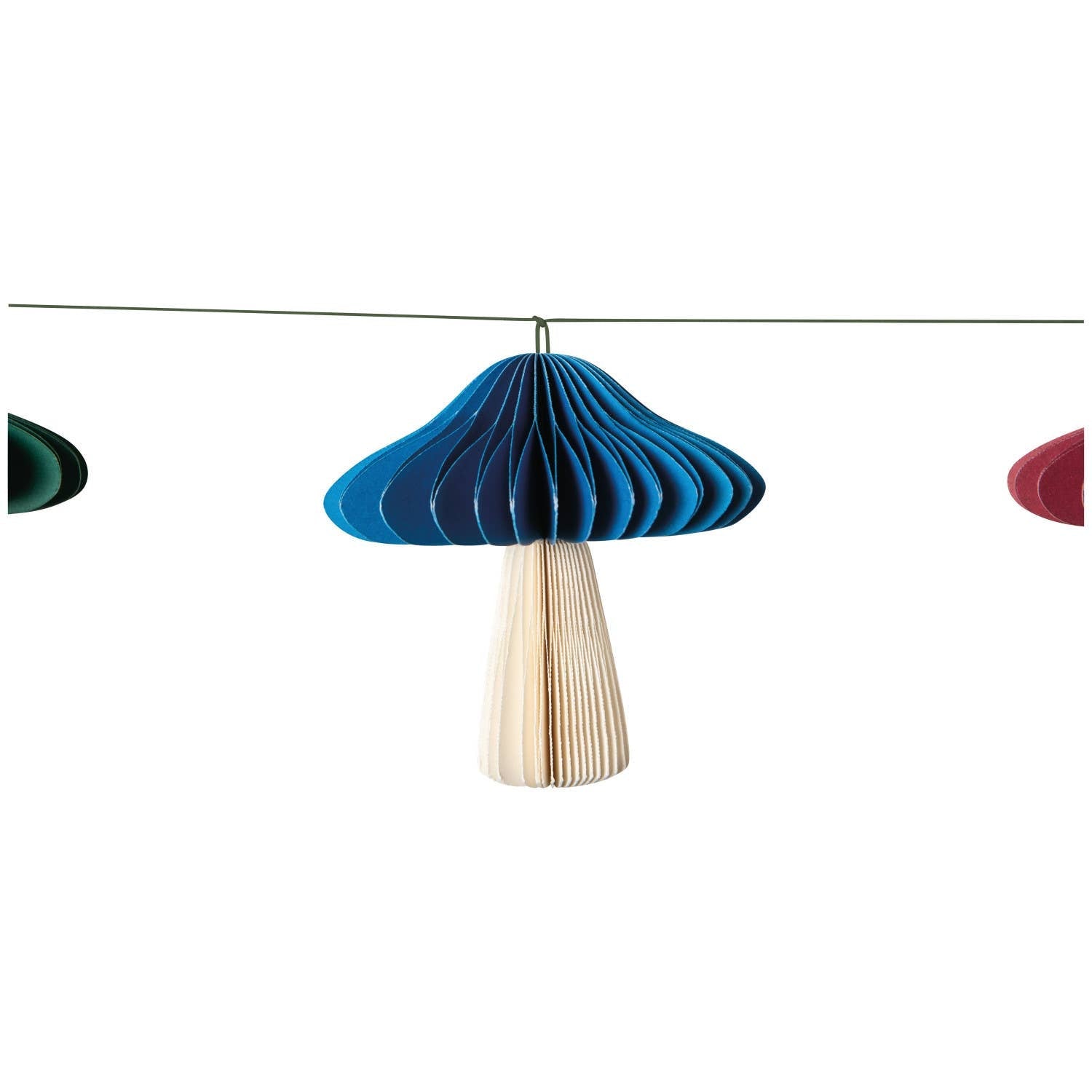 Mushroom Gems Honeycomb Paper Garland - DIGS