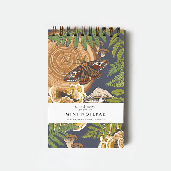 Mushroom Grove Mini Spiral Notepad - DIGS