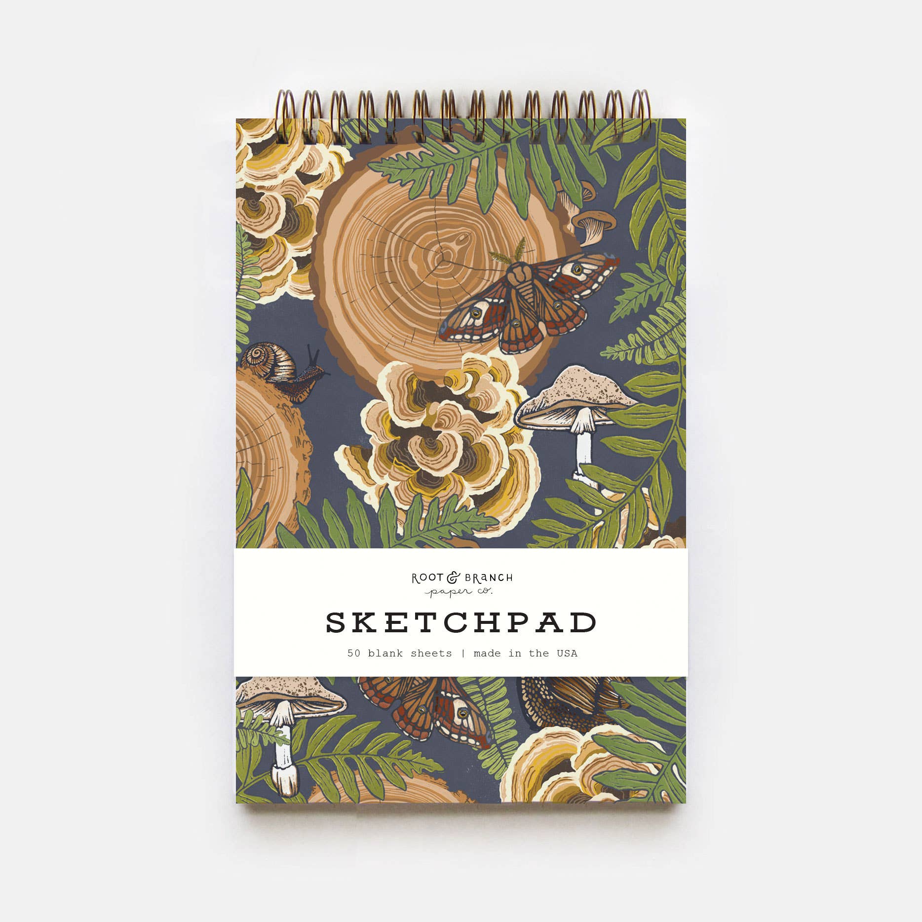 Mushroom Grove Spiral Bound Sketchpad - DIGS