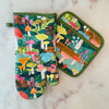Mushroom Heaven Oven Mitt + Pot Holder - DIGS