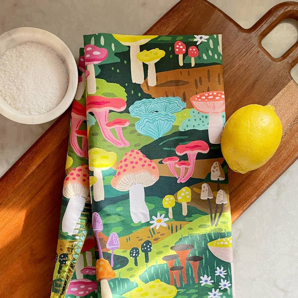 Mushroom Heaven Tea Towel - DIGS