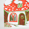 Mushroom House Holiday Card - DIGS