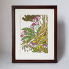 Mushroom Landscape Matted Art Print - DIGS