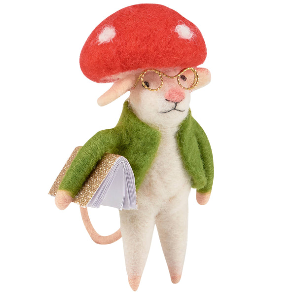 Mushroom Mouse Ornament - DIGS