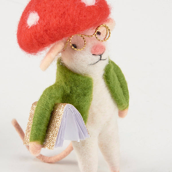 Mushroom Mouse Ornament - DIGS