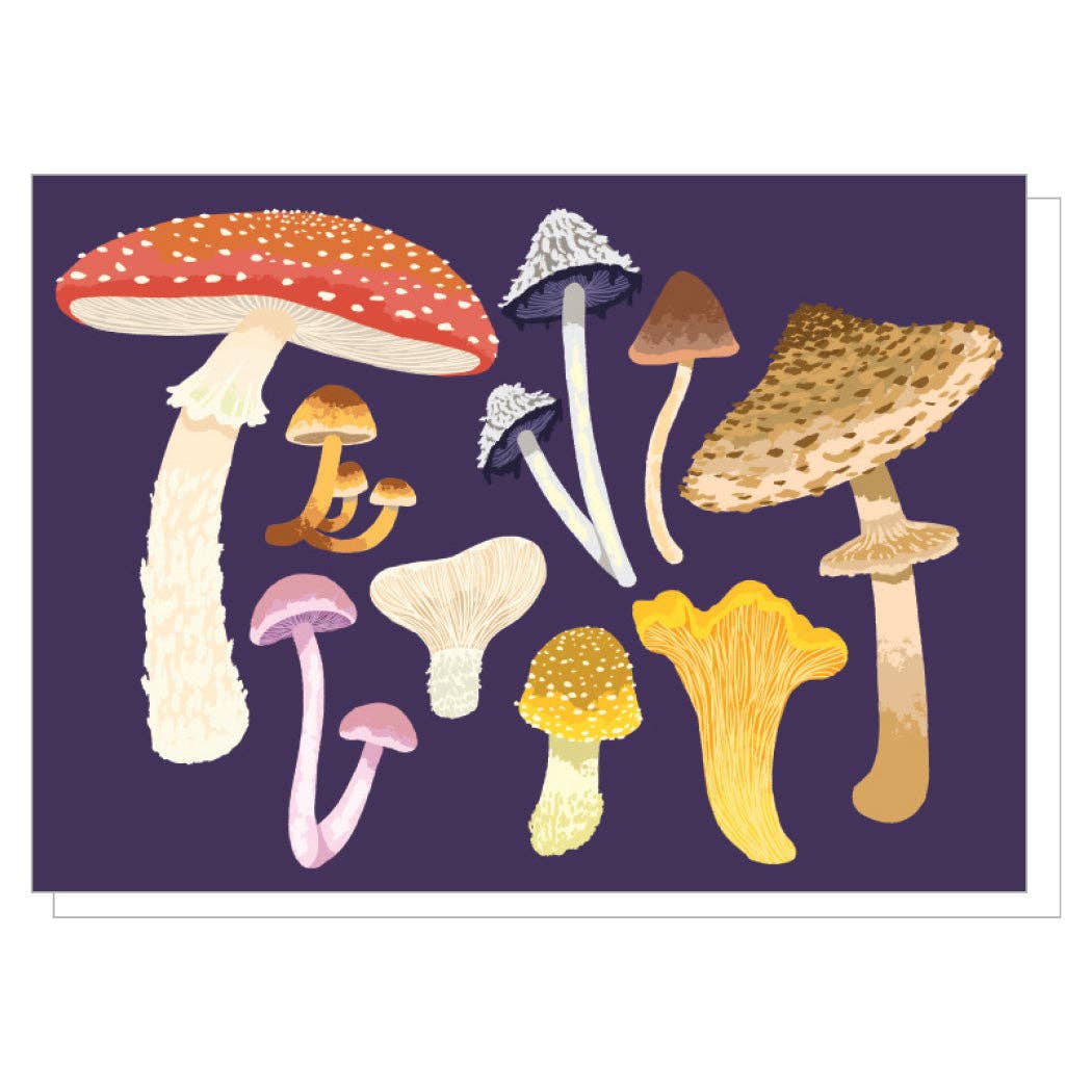 Mushrooms Note Card - DIGS