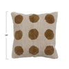 Mustard & Cream Dots Accent Pillow - DIGS