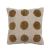 Mustard & Cream Dots Accent Pillow - DIGS