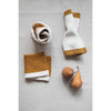 Mustard Striped Knit Dish Cloth Set - DIGS