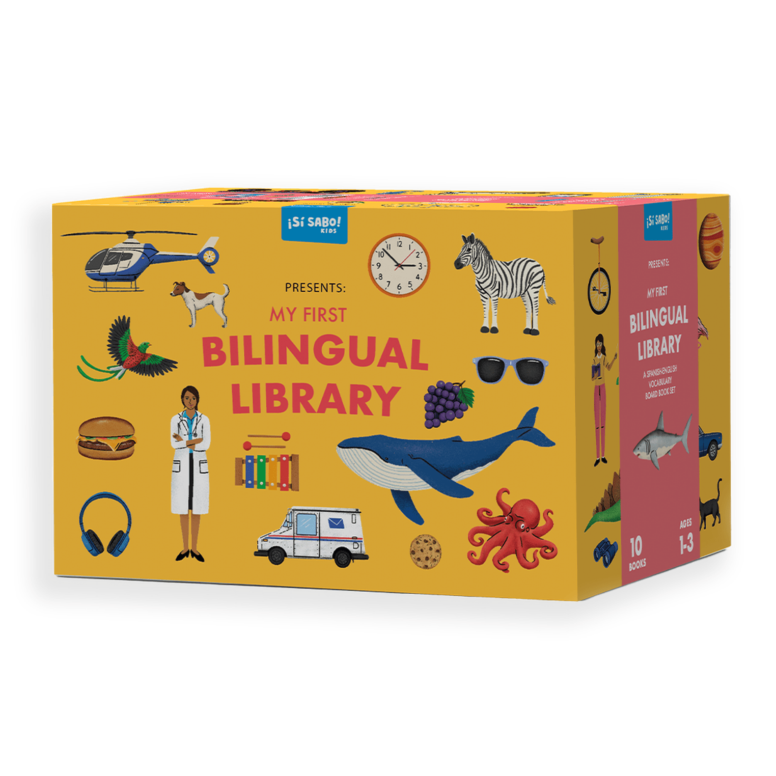 My First Bilingual Library: Spanish - English Board Book Set - DIGS