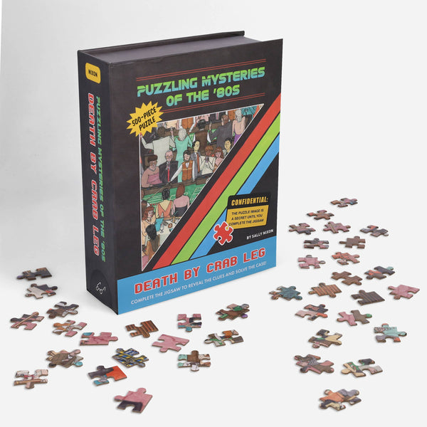 Mysteries of the 80s: Death by Crab Leg 500 Piece Puzzle - DIGS