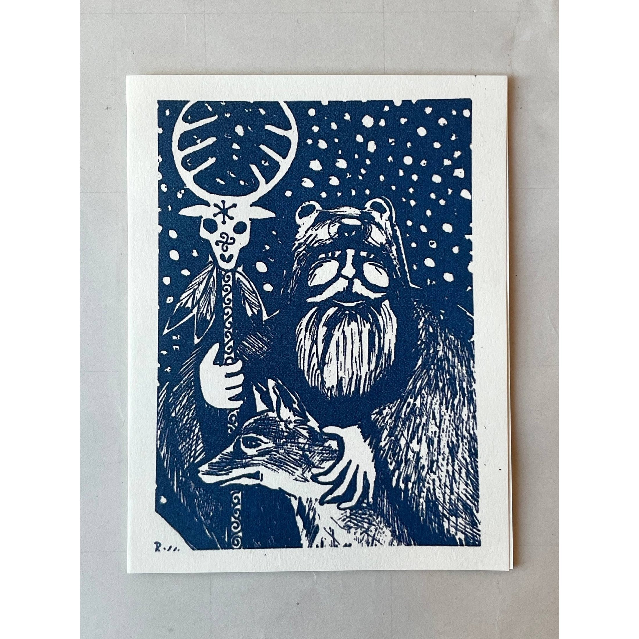 Mysterious Man Holiday Card - DIGS