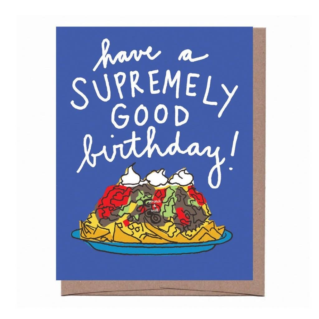 Nachos Birthday Card - DIGS
