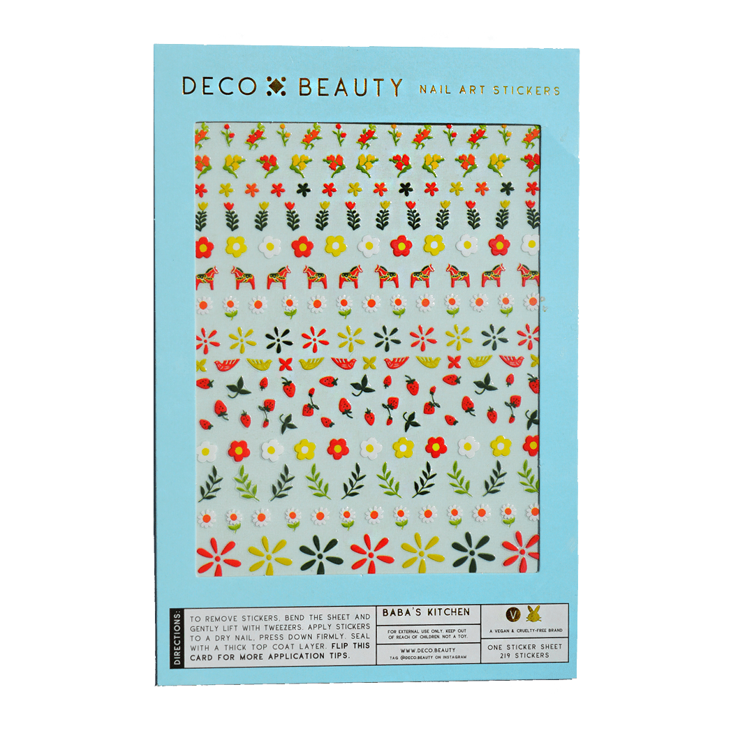 Nail Art Stickers: Baba's Kitchen - DIGS