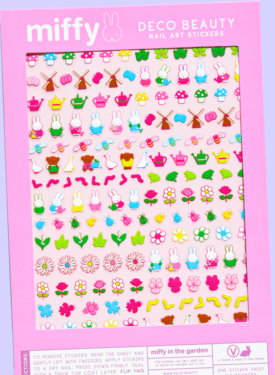 Nail Art Stickers: Miffy in the Garden - DIGS