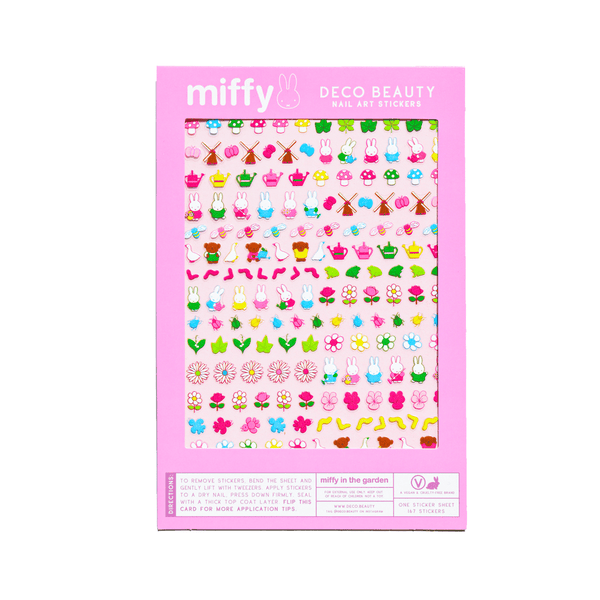 Nail Art Stickers: Miffy in the Garden - DIGS
