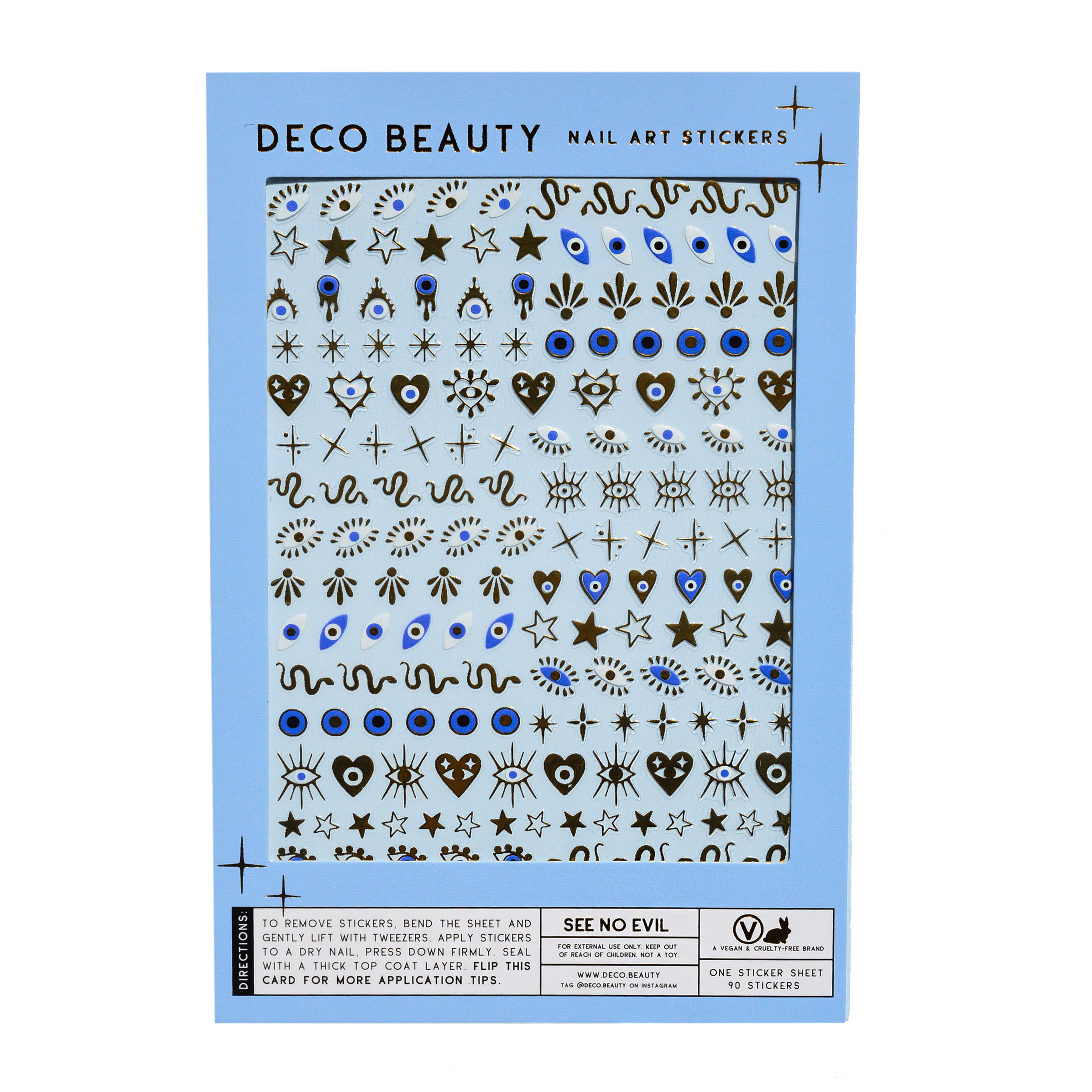 Nail Art Stickers: See No Evil - DIGS