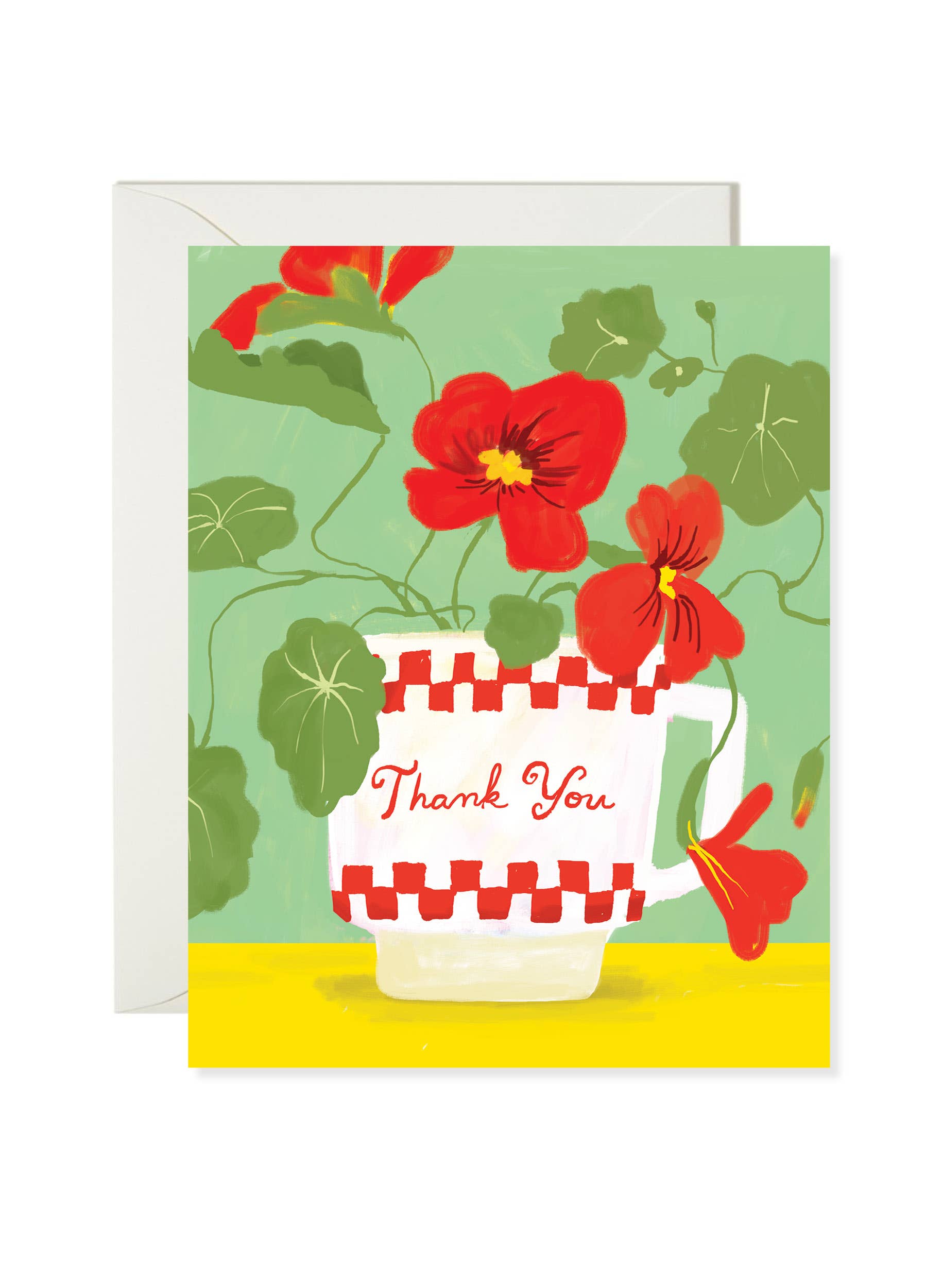 Nasturtium Thank You Card - DIGS
