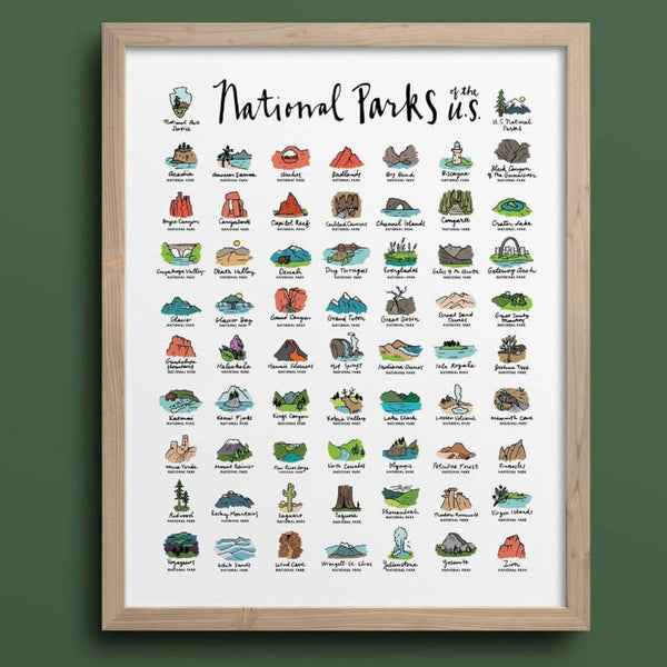 National Parks Canvas Painting Kit - DIGS