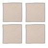 Natural Napkins w/ Black Edge Stitching - DIGS