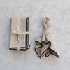 Natural Napkins w/ Black Edge Stitching - DIGS