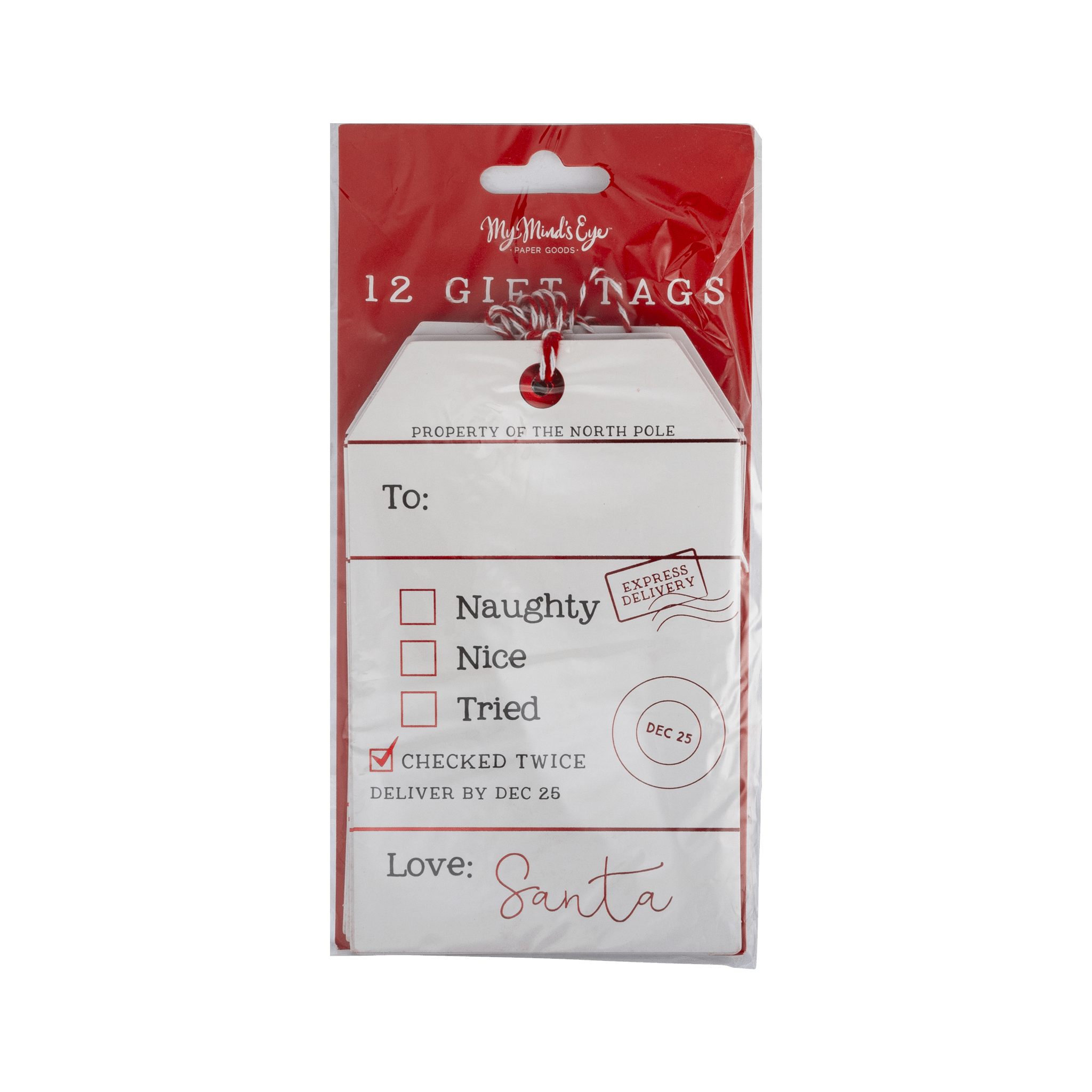 Naughty Nice Gift Tags - DIGS