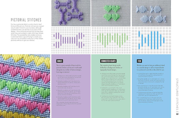 Needlepoint: A Modern Stitch Directory Book - DIGS