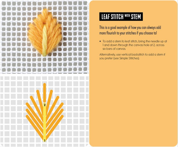 Needlepoint: A Modern Stitch Directory in 50 Cards - DIGS