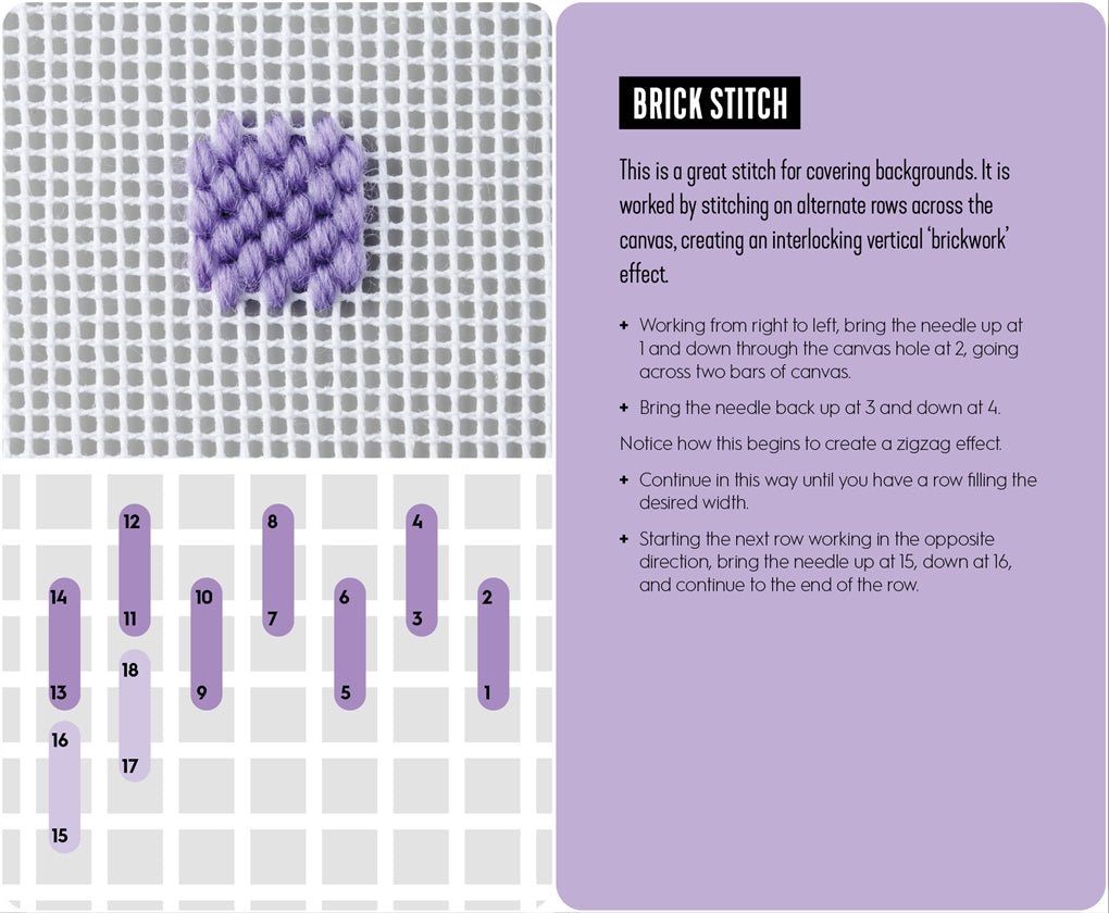 Needlepoint: A Modern Stitch Directory in 50 Cards - DIGS