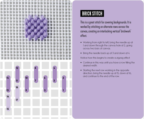 Needlepoint: A Modern Stitch Directory in 50 Cards - DIGS