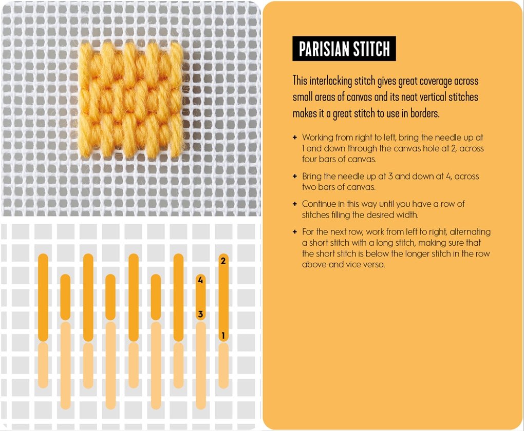 Needlepoint: A Modern Stitch Directory in 50 Cards - DIGS