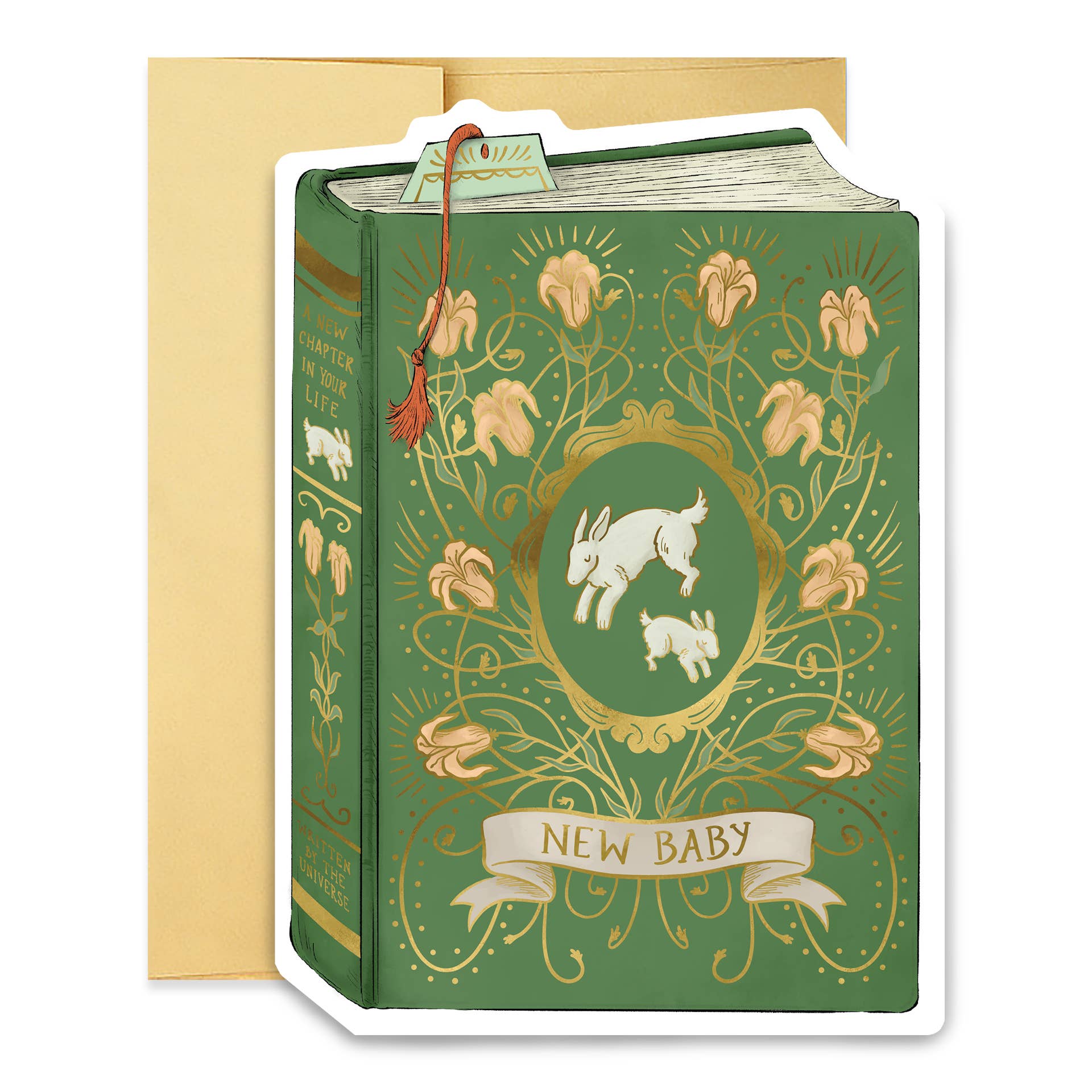 New Baby Book Cover Card - DIGS