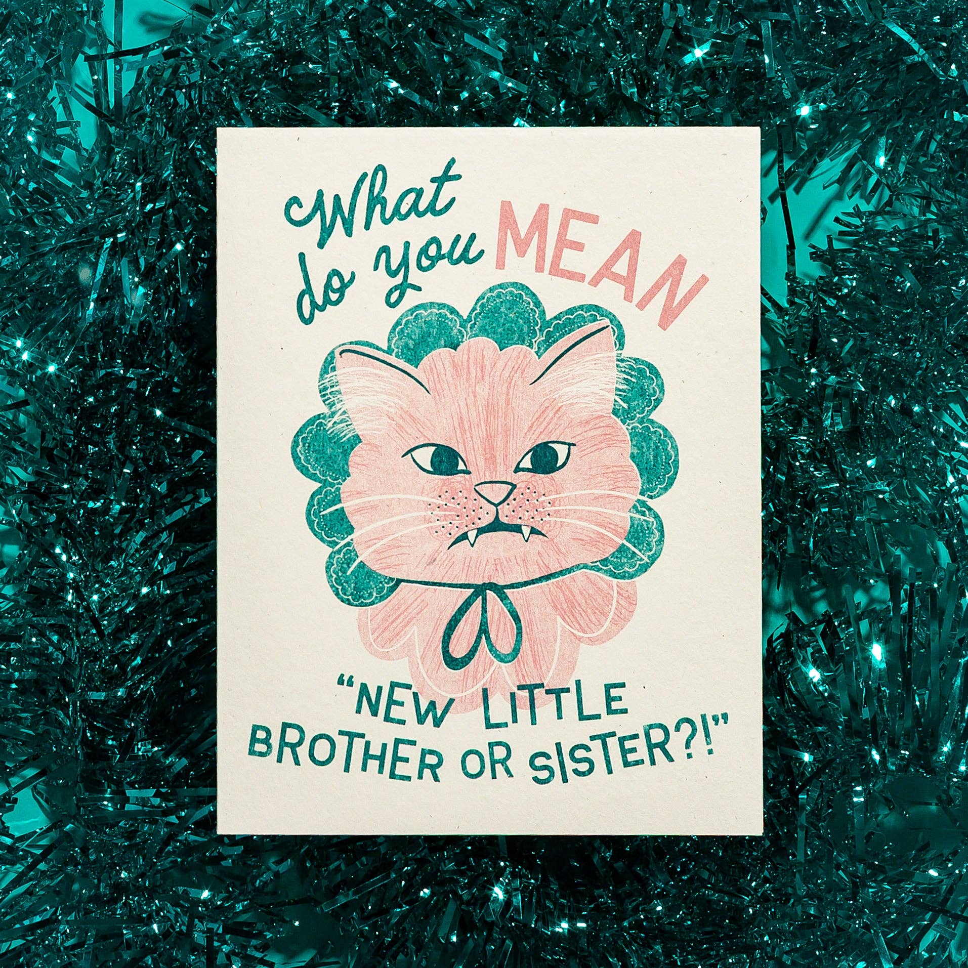 New Little Brother or Sister Baby Card - DIGS