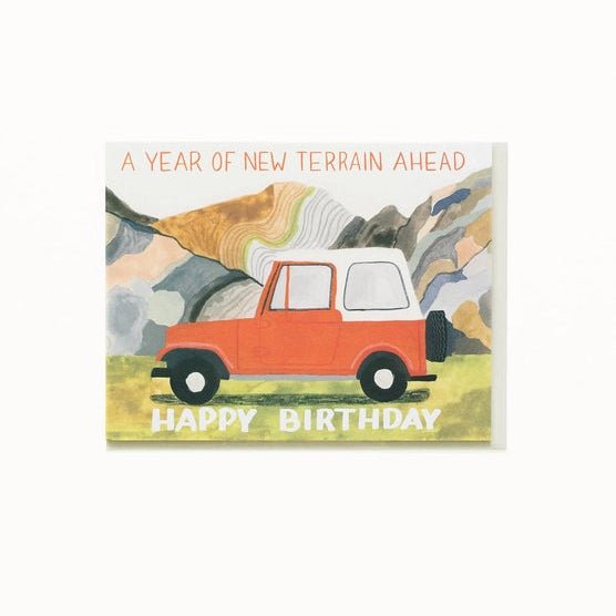 New Terrain Birthday Card - DIGS