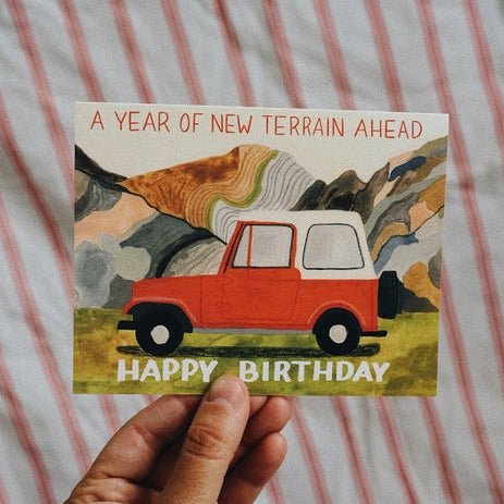 New Terrain Birthday Card - DIGS