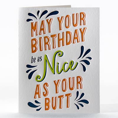 Nice Butt Birthday Card - DIGS